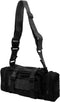 Fishing Bag Fishing Tackle Bag with Rod Holder Water-Resistant Waist Fishing Bag Fishing Gear Bag for Outdoor (Black)...