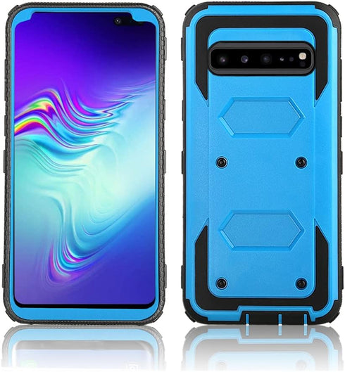 Asuwish Phone Case for Samsung Galaxy S10 5G Cover Hybrid Rugged Shockproof Hard Drop Proof Full Body Protective Heavy Duty Mobile Slim Cell Acces...