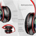 Bluetooth Over Ear Headphones, LED Lights Headphones with Built-in Mic, Light Weight, Bluetooth 5.0, Wireless Foldable HiFi Stereo Headphones for ...