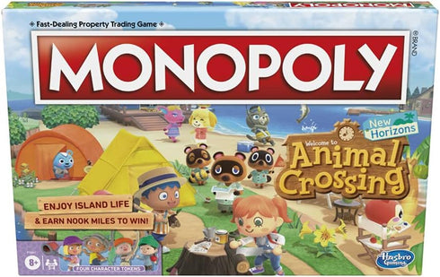 Monopoly Animal Crossing New Horizons Edition Board Game for Kids Ages 8 and Up, Fun Game to Play for 2-4 Players, Multicolor...