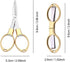 Folding scissors,safe portable scissors,small scissors,mini scissors,tsa scissors?stainless steel telescopic cutter,outdoor fishing home fishing g...