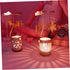 Rotating Candlestick Holder Christmas Carousel Spinning Deer Tea Light Holder Table Decoration (Gold)...