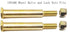4 Pack Wheel Bolts and Lock Nuts 193406 Fits Cub Cadet Craftsman Husqvarna Replaces 532193406 193406 137644 184219 532137644 738-3056 938-3056 739...