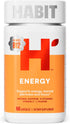 HABIT Energy Supplement (60 Capsules) - New Look, Supports Energy, Alertness and Focus, Natural Caffeine, Vitamins B & C, Green Tea extract, Vegan...