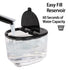 Replacement Parts for Waterflosser Oral Irrigator Dental Compatible with Waterpik Sonic Fusion Portable Water Flosser SF-01W SF-01 Reservoir Gaske...