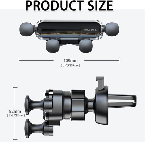 Mobile Phone Holder Invisible Gravity Creative Car Universal Air Outlet Car Navigation Retractable Mobile Phone Holder (Universal for All Mobile P...