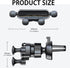 Mobile Phone Holder Invisible Gravity Creative Car Universal Air Outlet Car Navigation Retractable Mobile Phone Holder (Universal for All Mobile P...