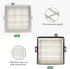 WuYan 2pcs Replacement Filter Compatible with Bissell Hard Floor Expert Canister Vacuum Series 1154, 1154w, 1161 Vacuum cleaner accessories...