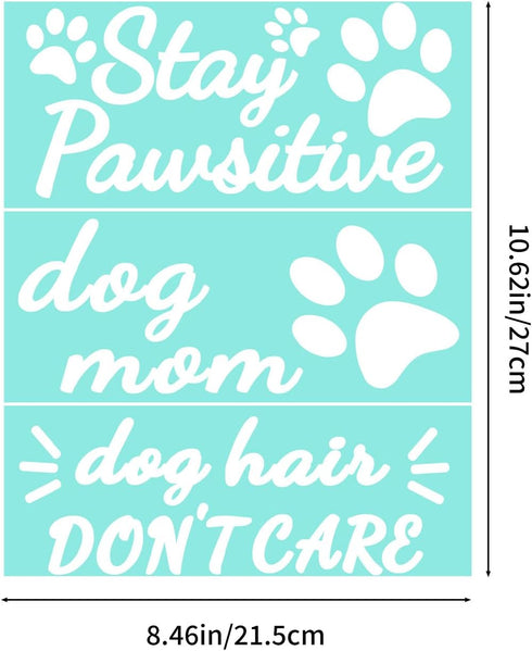 2pcs Craft Stencils Templates, Family Dog Theme Reusable Painting Stencils Set for Furniture Wall Home Decor DIY T-Shirt Decor...