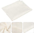 Uonlytech Lamp Shade Linen Pre-cut Round Craft Diy Making Cover Lampshade Material Fabric Floor Styrene Light Shade Cloth Desks White for Re Repla...