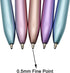 Maydahui 24PCS Rose Ballpoint Pen Retractable Flower Pens Crystal Quicksand Gem Pen Black Ink for School Home Party...