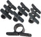 PXSTND001-10 PEX 1 in. Standard Suspension Clamp Hard Plastic (10 Pack), Grey, 10 Count...