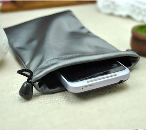 3 PCS Waterproof Carrying Storage Pouch Case Bags Drawstring Pocket Bags for Phones Power Bank Data Cable MP3 MP4 Accessories Bracelets Necklaces ...