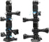 3-Way Adjustable Extension Pivot Arm Straight Joints Adapter Mount Kit, Long and Short, Same and Vertical Direction Straight Joints Connector Conv...