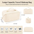 2022 Large Capacity Travel Cosmetic Bag, Makeup Bag Waterproof Portable Cosmetic Bag, Toiletry Bag for Skincare Cosmetics Toiletries with Handle a...