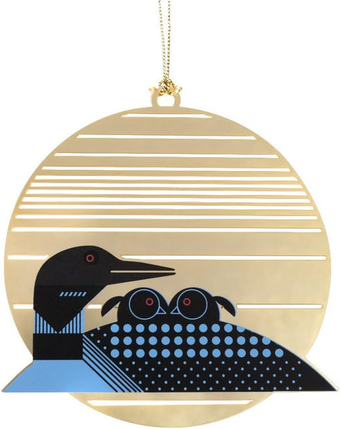 Charley Harper Adornment"Loonrise"...
