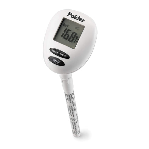 Polder Safe Serve Digital Instant Read Thermometer with 6 Preset temperatures...