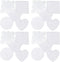 Tofficu 50 Pieces Mesh Plastic Canvas Sheets, Plastic Mesh Sheet Plastic Grid Sheet 5 Styles, Plastic Canvas Shapes for Embroidery, Knitting and C...