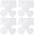 Tofficu 50 Pieces Mesh Plastic Canvas Sheets, Plastic Mesh Sheet Plastic Grid Sheet 5 Styles, Plastic Canvas Shapes for Embroidery, Knitting and C...