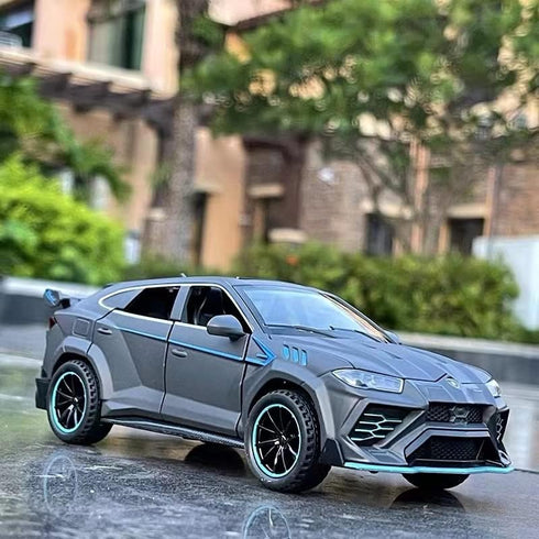 Compatible for 1/32 Lambo Urus Model Car Diecast Collectible Pull Back Toy Car with Light and Sound Toy Vehicle for 3+ Year Old Kids Boys Gift Gra...