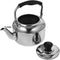 Alipis Stovetop Tea Kettle, 1.5L Stainless Steel Whistling Water Kettle with Cool Handle, Stove Top Household Water Boiler Water Pot for Home, Kit...
