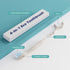 Travel Toothbrush Dental Floss Picks - 4 in 1 Biodegradable Disposable Toothbrushes with Tongue Scraper, Eco-Friendly Individually Wrapped Toothbr...