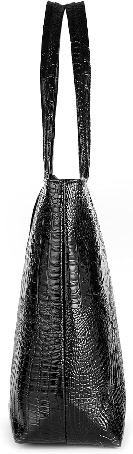 SUMGOGO Purse and Handbag for Women Crocodile Satchel Large Shoulder Tote Bag Wallets...