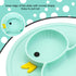 Silicone Detachable Toddler Meal Tray - Portable Non-Slip Suction Cup for Kids Babies and Kids1...