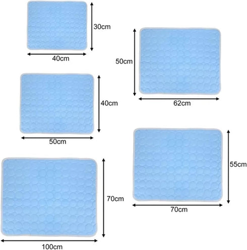 Dog Cooling Mat Cooling Pad Summer Pet Bed for Dogs Cats Kennel Pad Breathable Pet Self Cooling Blanket Dog Crate Sleep Mat Machine Washable...
