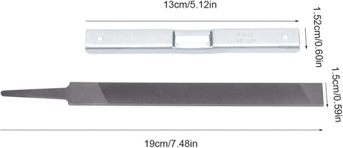 AUNMAS Steel Flat File Set, 2pcs Hand Files, Universal Chainsaw Sharpening Tool Kit Chain Saw Depth Gauge Flat File Set...