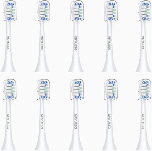 2024 Upgraded, MRYUESG Extra-Soft Toothbrush Replacement Heads Compatible with Philips Sonicare for Sentive Gum, 10 Pack, Electric Brush Head Desi...