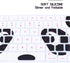 HRH Silicone Keyboard Cover Skin for MacBook Air 13,for Macbook Pro 13/15/17 (with or w/out Retina Display, 2015 or Older Version)&for iMac Older,...