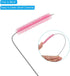 PATIKIL 10"x3/8" Long Straw Brush, 10 Pcs Drinking Straw Cleaning Brush Nylon Pipe Tube Cleaner Brush for Cleaning Straws Pot Spout, Pink...