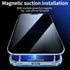 Privacy Magnetic Case for iPhone 12/12 Pro, Anti peep Magnetic Adsorption Cover, Front & Back Tempered Glass 360 Full Screen Covered, Privacy Scre...