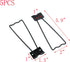 MY MIRONEY 5-Pack Adhesive Metal Easel Stand for Picture Frames - Tabletop Display Stand for Photo, Art, Painting, Black...