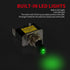 DaierTek Illuminated Toggle Switch 12V LED, Green LED Lighted Toggle Switch 12 Volt Single Pole 30 Amp 12V for Automotive Car Aircraft -2pcs...