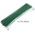200 Pcs Floral Stem Wire,22 Gauge 16 Inch Floral Stems for Flower Arrangements DIY,Bouquent Stem Wrapping and Crafts,Dark Green...