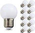 Night Light Bulb 1 Watt LED Low Watt Bulbs E26 E27 Standard Base Daylight White 6000K Not Dimmable G45 Energy Saving Light Bulbs 10W Equivalent fo...