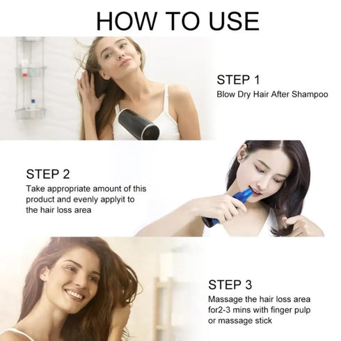 Ginger Hair Growth Spray. Promotes Thicker Longer Hair. Ginger Extract Prevents Baldness, and Moisturizes the Scalp. Promotes Hair regrowth, stren...