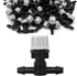 50Pcs 1/4" Micro Spray Irrigation Drippers Three-Way Integrated Atomizing Nozzle for Garden Greenhouse, Drip Irrigation System, Courtyard Cooling...