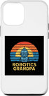 iPhone 12 mini Robotics Grandpa Stem Vintage Cute Robot Stem Womens Tee Case...