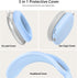 3 in 1 Silicone Case Cover Compatible with Apple Airpods Max Headphones, Anti-Scratch Ear Pad Case Cover Ear Cups Cover and Headband Cover Compati...