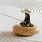 2pcs Miniature Garden Decoration Set, Copper Fisherman Figurines, Kiang Taigong Fishing Models, Chinese Mudman Sitting Fishing for Garden & Patio ...