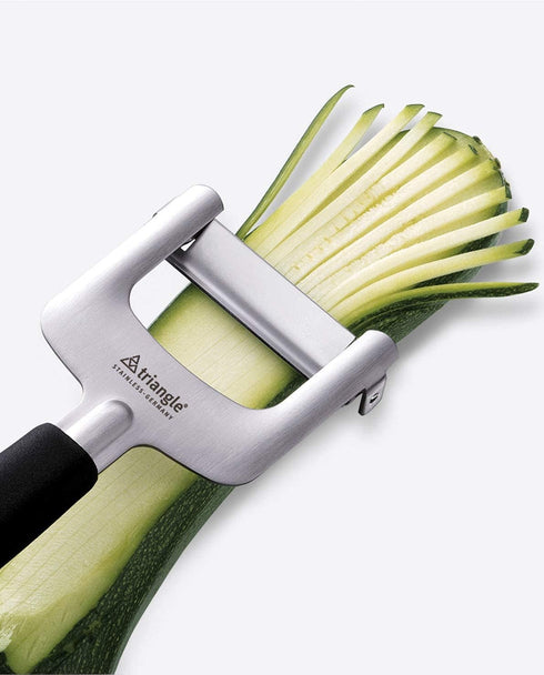 triangle Julienne Cutter - Ultra-Sharp Stainless Steel - Cuts Firm Vegetables for Veggie Noodles, Salads & More - GreenGrip Handle - Dishwasher Sa...