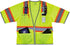 Ergodyne - 24169 Reflective Safety Vest, ANSI Class 3, Hi Vis Two Tone, 6 Easy Access Pockets, GloWear 8346Z,Lime, 4X-Large-5X-Large...