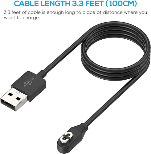 YUANHOT 2 Pack Charging Cable Replacement for AfterShokz Aeropex AS800 & Shokz OpenRun Pro & OpenRun & OpenRun Mini & OpenComm, USB Charger Cord f...
