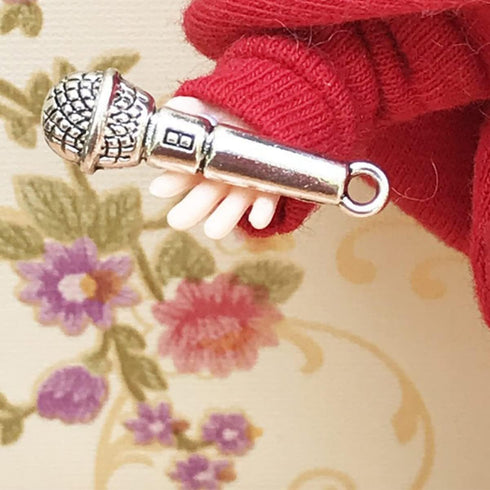 Toyvian Dollhouse Decor Musical Doll 1 12 Scale miniature microphone mini musical instruments miniature musical instruments Dollhouse Accessories,...