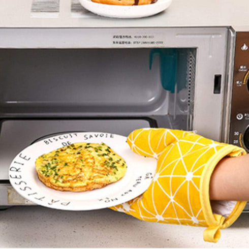 Oven Mitts and Potholders BBQ Gloves-Oven Mitts and Pot Holders with Recycled Infill Silicone Non-Slip Cooking Gloves for Cooking Baking Grilling ...