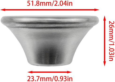 Pot Lid Knobs Cookware Handles Enamelled Cast-iron Cookwares For Crucible Knob Handles, Cast Iron Round Knobs -2PCS...