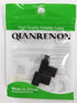 QIANRENON USB C to Micro USB 90° Angle Charging Data Connector Plug USB C Female to Micro USB Male Right Angle Adapter 10W (5V2A) 480Mbps, for Pho...